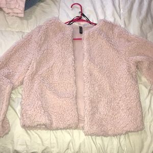 NWOT fluffy sherpa jacket